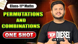 One Shot Permutations And Combinations  Chapter 6  Class 11 Math’s [upl. by Weissmann318]