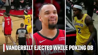 Jarred Vanderbilt Td up ejected for antagonizing Dillon Brooks 👀  NBA on ESPN [upl. by Atyekram]