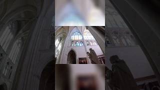 JawDropping Stained Glass Windows in Ancient Tours Cathedral [upl. by Gnoc]