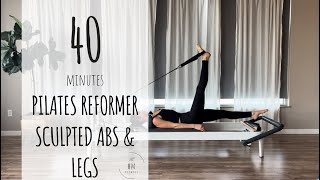 Pilates Reformer  Intermediate  Sculpted Abs  Legs [upl. by Janerich769]