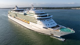 Serenade of the seas Southampton Departure 26072024 4k 30FPS UHD Mavic 3 pro [upl. by Armando]