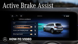 20242025 EQB HowTo Active Brake Assist [upl. by Nickola]