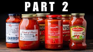 Jarred Sauce Blind Taste Test Battle  Part 2 [upl. by Lehcar]