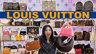 LOUIS VUITTON ENTIRE HANDBAG COLLECTION 2023  Honest REVIEW LEAST MOST USED LETTING GO  CHARIS [upl. by Survance804]