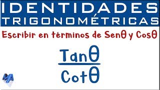 Identidades Trigonométricas Simplificación  Ejemplo 2 [upl. by Zipporah614]