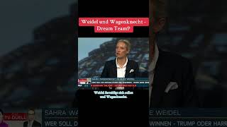 Weidel und Wagenknecht Dreamteam news politik nachrichten nachrichtenaktuell [upl. by Newby]