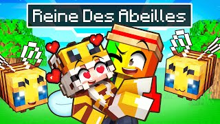 La REINE des ABEILLES est AMOUREUSE de AWARIZ sur Minecraft [upl. by Ut]