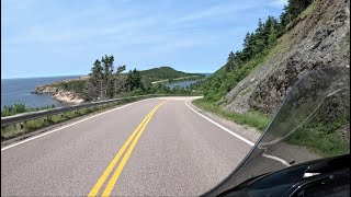 Cape Breton Island Cabot Trail Motorcycle HEAVEN [upl. by Tem]