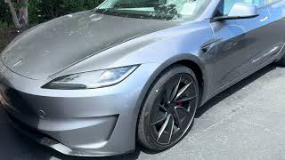 2024 Tesla Model 3 Performance Quicksilver vs Silver Metallic Stealth Grey [upl. by Olatha747]