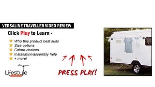 Versaline Traveller Compact Clothesline  Ideal for Caravan Campers and Mobile Homes [upl. by Adriane]