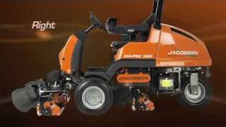 Jacobsen Eclipse 322 Riding Greens Mower  Intro [upl. by Idaf]