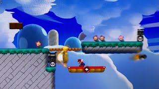 Meringue Clouds3 Switchback Hill  All Star Coins New Super Mario Bros U Deluxe [upl. by Kiri]