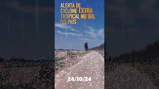 Alerta de ciclone extra tropical no sul do país temporal tempestade [upl. by Mercy]