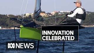 The hydrofoil sailing boats that changed the Americas Cup forever  ABC News [upl. by Lurie]