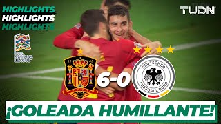 Highlights  España 60 Alemania  UEFA Nations League  J6  TUDN [upl. by Jobye75]