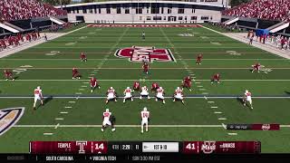 CFB 25 BCB  UMASS vs Temple [upl. by Berkshire973]