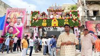 Talasani Sai Kiran yadav amp Talasani SKY Lab Anna at Secunderabad Bonalu 2023  Srinivas Yadav Bonalu [upl. by Aizitel]