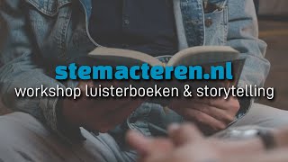 Wat is de Workshop Luisterboeken amp Storytelling [upl. by Eerised]