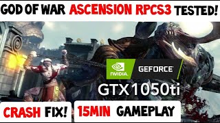 GOD OF WAR ASCENSION RPCS3 GAMEPLAY WITH BEST SETTINGS  CRASH FIX [upl. by Hazelton]