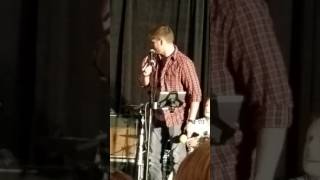 Jensen Ackles singing at Supernatural San Francisco Con 2015 [upl. by Eilime]