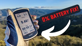 HOW TO Garmin Edge Battery Drain Fix  Complete Tutorial [upl. by Lillis111]