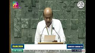 Kalipada Saren takes oath as LokSabha member from WestBengal Parliament [upl. by Salomone285]