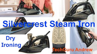 Silvercrest Steam Iron For Steam and Dry Ironing SDBT 2400 A1 [upl. by Bekaj907]