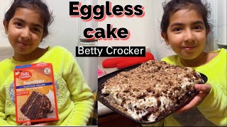 Eggless Cake 🎂 मेने मेरे पापा के Birthday पर chocolate cake बनाया । henikahenishcanadavlog2321 [upl. by Ynetsed939]