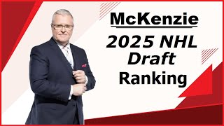 Bob McKenzies 2025 NHL Draft Preseason Rankings [upl. by Damicke473]