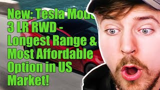 Tesla Model 3 Long Range RWD is now available to order in the US [upl. by Lapotin]