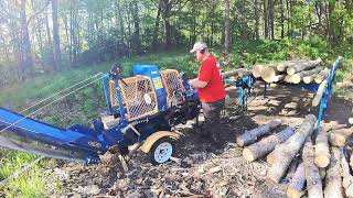 Processing Pine and Oak on the Range Road Eco Pro [upl. by Marrin983]