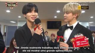 Entrevista do Jimin e do Taemin no KBS Song Festival [upl. by Nage488]