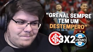 CASIMIRO REAGE INTERNACIONAL 3 X 2 GRÊMIO  CAMPEONATO GAÚCHO 2024  Cortes do Casimito [upl. by Anomor]