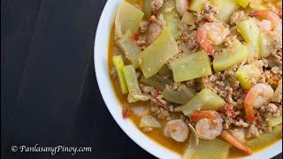 Ginisang Upo with Ground Pork and Shrimp  Panlasang Pinoy [upl. by Aelam]