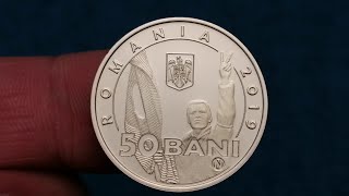 50 BANI 2019 Romania Revolutia Romana din decembrie 1989 PROOF [upl. by Ahsaekal]