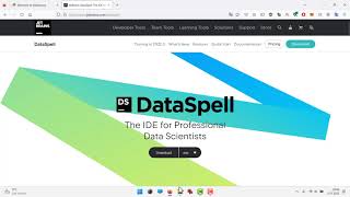 How to Install DataSpell Windows 11 [upl. by Bigford]