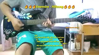 Evermore  Hillsong GUITAR Playthrough WITH LYRICS AND CHORDS [upl. by Narcho289]