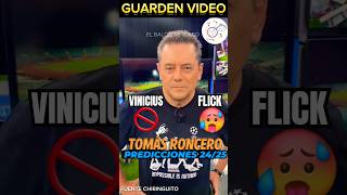 🚨GUARDEN VIDEO‼️TOMÁS RONCERO Y SUS PREDICCIONES ANTES DE EMPEZAR LA TEMPORADA ⁉️vinicius barça [upl. by Hsitirb]