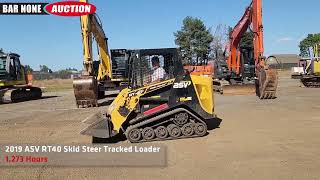 2019 ASV RT40 Skid Steer Tracked Loader [upl. by Ecnedurp]