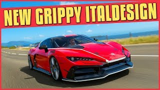 Forza Horizon 4  New ITALDESIGN ZEROUNO  A Grippy Monster in S1Class [upl. by Attolrahc]