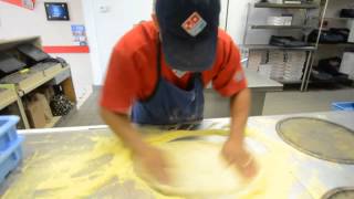 Dominos guy makes 3 Pizzas in 39 Seconds  Sarasota HeraldTribune [upl. by Udela]