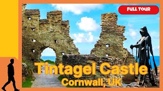 Explore Tintagel Castle Cornwall amp Merlins Cave The Full Tour [upl. by Boudreaux]