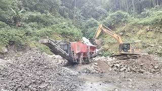 Gyratory Crusher  Construction of ICBR  High altitude hill road ❤️ [upl. by Aknayirp194]