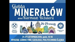 Giełda Minerałów Gliwice 2018 Politechnika Śląska [upl. by Sev321]