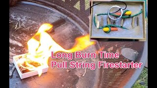 Pull String Fire Starter DIY [upl. by Vincents477]