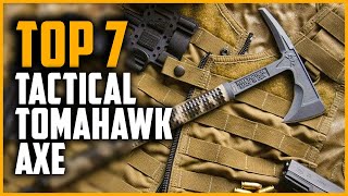 Top 7 Best Tactical amp Survival Tomahawk Axe 2024 [upl. by Trebmal344]