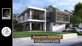 Lumion 2023  Realistic Exterior Render Tutorial Full Guide [upl. by Ragucci]