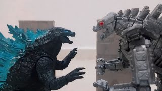 Godzilla vs Mechagodzilla  STOP MOTION EPIC BATTLE [upl. by Griselda]