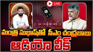 మంత్రి సుభాష్ తో సీఎం చంద్రబాబు ఆడియో లీక్  CM Chandrababu Warning  Red Tv News [upl. by Adnesor]