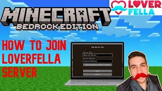 how to join the loverfella server on Bedrock edition [upl. by Sadinoel]